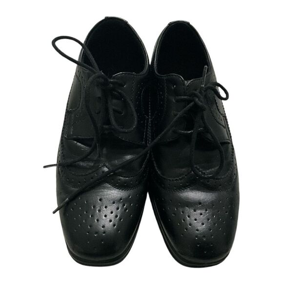 Deer Stag Boys Ace formal dress shoes Used 3 1/2M - Picture 1 of 5